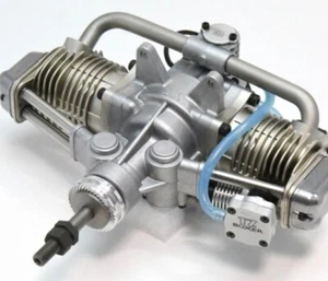YS Radio Control Engine TZ240 BOXER Horizontally opposed 2-cylinder NEW - Picture 1 of 5