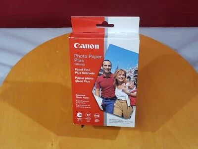 Canon Photo Paper Plus Glossy 120 sheets 4x6 inches 72lbs High Gloss For Inkjet - Image 1 of 4