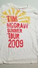 Tim McGraw t shirt summer tour XXL womens Country official 2009 next level 