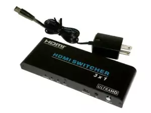 MP Blackbird 4K 3x1 HDMI 2.0 Switch, HDR, HDCP 2.2, CEC, 4K@60Hz - Picture 1 of 2