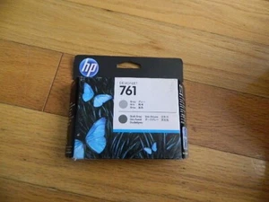 2019 GENUINE HP 761 Gray / Dark Gray Printhead CH647A DESIGNJET T7100 NEW SEALED - Picture 1 of 1