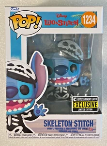 Funko Pop! Disney Lilo & Stitch Skeleton Stitch #1234 Entertainment Earth Escl - Foto 1 di 7