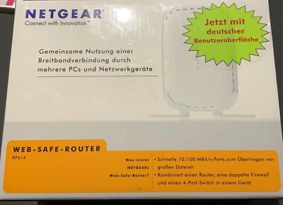 NETGEAR RP614v4 4-Port 10/100 Router - Bild 1 von 2