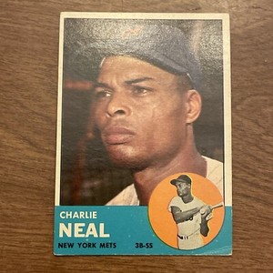 1963 Topps - CHARLIE NEIL # 511 SEMI HIGH TOUGH SERIES EX ￼