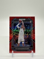 2023 Panini Prizm Draft Picks Victor Wembanyama Red Shimmer /9 RC Spurs Rookie