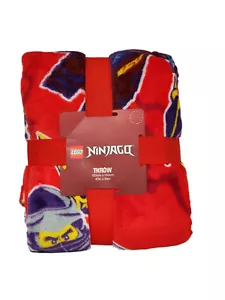 Ninjago Soft Fleece Throw: Novelty Home Decor Bed Sofa Blanket (120x150cm) Gift - Picture 1 of 10