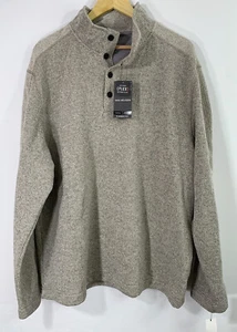 Suéter Van Heusen Para Hombres 2XL Flex Calce Clásico Natural Elastizado Tostado Pullover NUEVO - Imagen 1 de 12