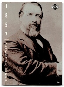 1994 Upper Deck Baseball The American Epic Henry Chadwick #3