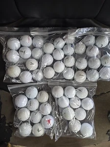 50 Tilteist Used Golf Balls Hit-Away(I Live Near Driving Range) - Picture 1 of 6