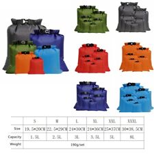 6PCS Waterproof Dry Bag Pack Sack Storage for Hiking Kayaking Swimming Boating