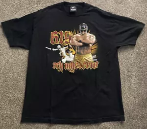 WWE Vintage Y2K Rey Mysterio Wrestling T-shirt Double Sided - Picture 1 of 5