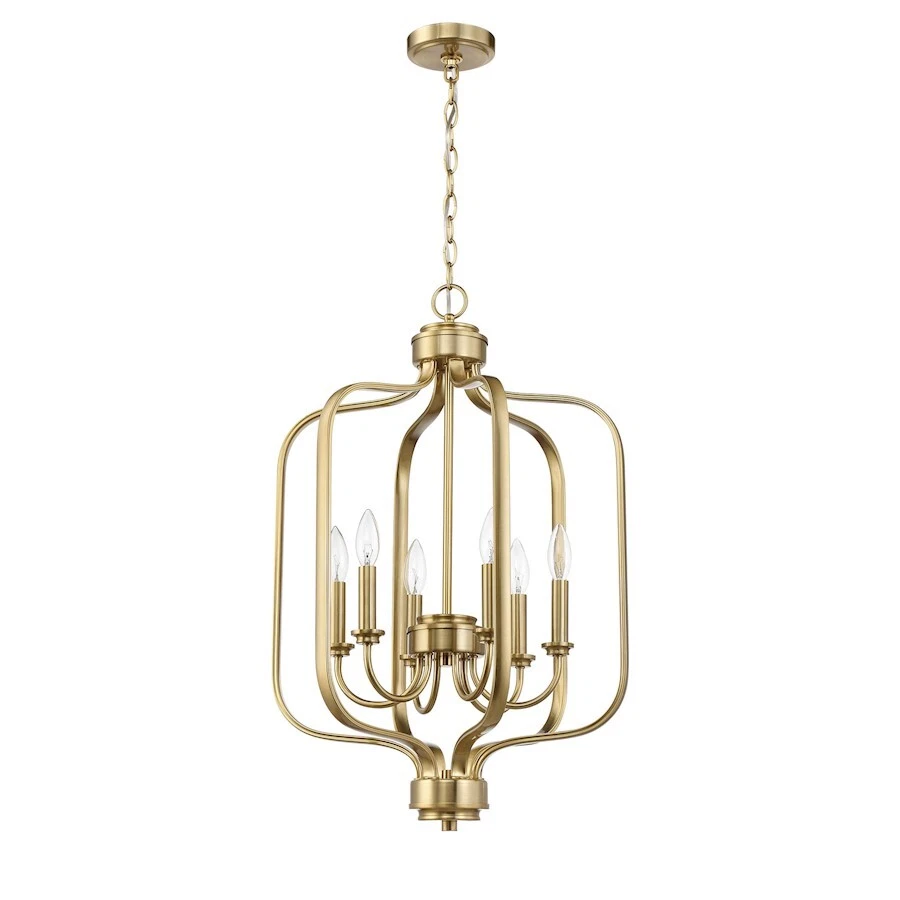Craftmade Bolden 6 Light Foyer, Satin Brass - 50536-SB - Image 1 of 1