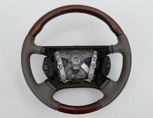 1998-2003 JAGUAR XJ8 X308 STEERING WHEEL WOOD TRIM HJB 9181DA AGE, 92662/5 NICE - Picture 1 of 16