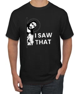 I Saw That Funny Jesus In Doorway Distress Faith Men TShirt - Picture 1 of 21