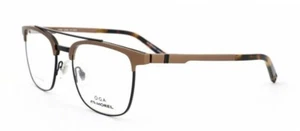 OGA Morel 10099O Brown MN06 Aviator Aluminum Eyeglasses Frame 53-20-140 100990 - Picture 1 of 5