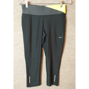 Nike Dri-Fit Activewear Leggings. Women's Small. Black/Yellow - Picture 1 of 9