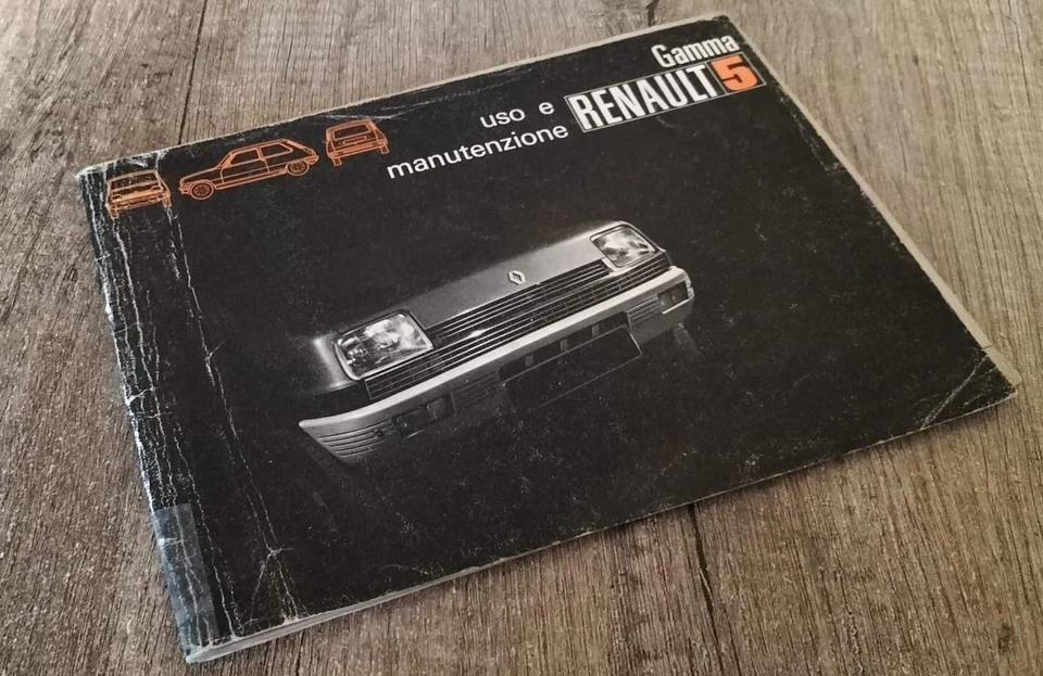 GAMMA RENAULT 5  USO MANUTENZIONE LIBRETTO ORIGINALE Ediz. 06/1972 - Immagine 1 di 1
