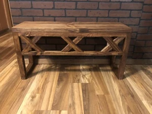 Country Style Bench - Picture 1 of 6