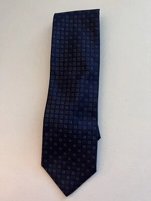 Corbata DKNY Donna Karan New York Azul Hombre 100% Seda Foto 1 de 3