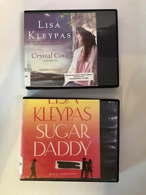 Lot of 2 Lisa Kleypas Romantic Fiction Audio Books Sugar Daddy & Crystal Cove - Image 1 of 4