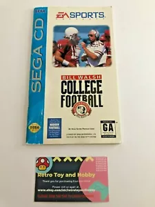 Bill Walsh College Football Sega Genesis CD 1993 Video Game Instruction Manual - Picture 1 of 4