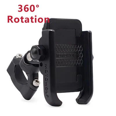 Motorcycle Phone Handlebar Holder Waterproof Case for Kawasaki Z1 ZR1100 ZRX1100 Foto 1 de 4
