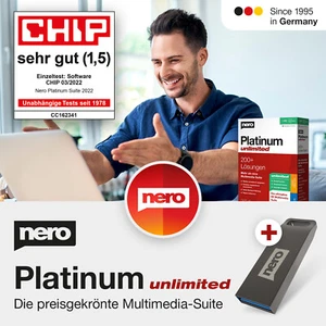 Nero Platinum Unlimited auf USB Stick | Videobearbeitung | Backup | Medien uvm. - Bild 1 von 10