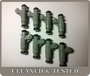 A1130780049 0280155744 Mercedes 4.3 5.0 V8 SL500 CL500 CLK430 E430 ML set of 8 - Picture 1 of 4