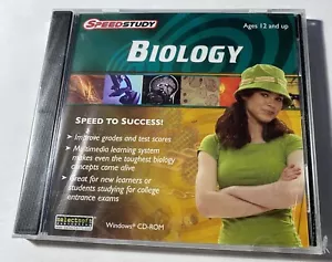 Speedstudy Biology Windows Cd-Rom New Sealed Free Shipping. - Picture 1 of 4