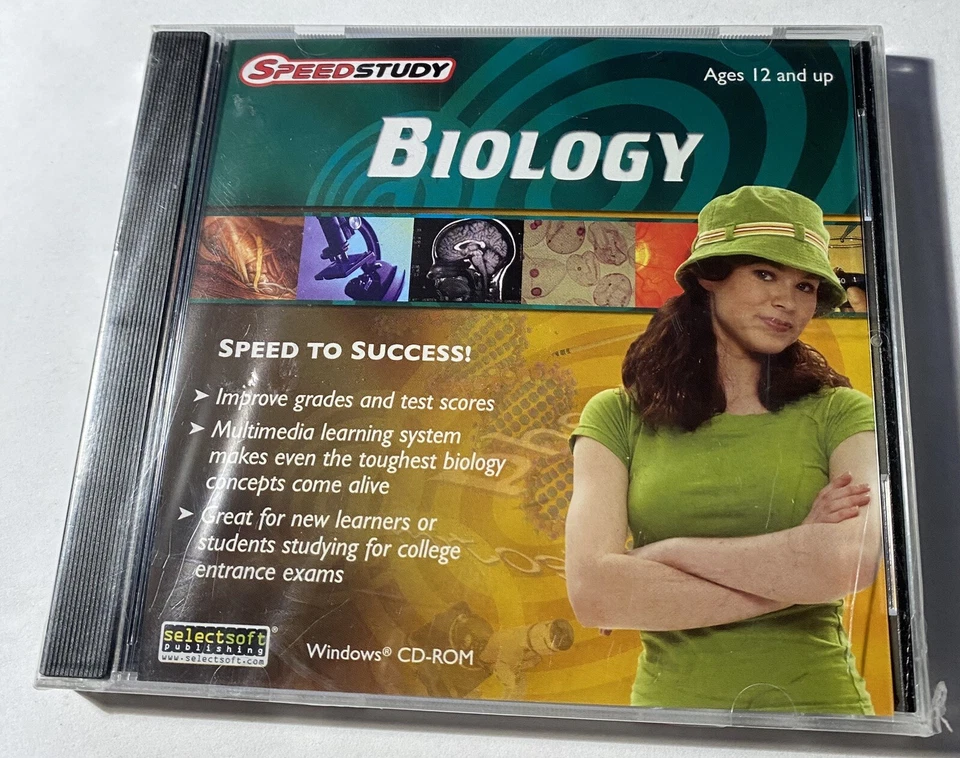 Speedstudy Biology Windows Cd-Rom New Sealed Free Shipping. - Image 1 of 4