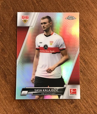 Sasa Kalajdzic 2022 Topps Chrome Refractor Bundesliga #88 VFB Stuttgart - Image 1 of 2