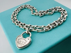 Collar de cadena en T estrecho Tiffany - Imagen 1 de 7
