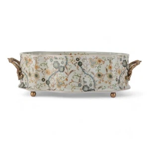 Jardinera floral de porcelana Twine Garden con MONTAJES ORMOLU DE BRONCE - Imagen 1 de 5
