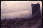 sl73 Original slide 1970&#39;s Hong Kong old area / contruction crane 413a