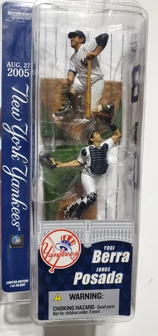 2005 Mcfarlane Mini Yogi Berra #8 and Jorge Posada #20 Action Figures Cover