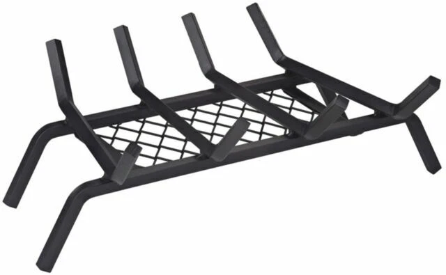 Homebasix LTFG-W18 18" Fireplace Grate - Black