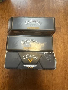 Callaway Warbird Golf Ball 3 Pack Lot - Picture 1 of 2