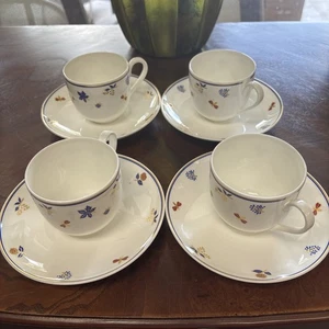 Villeroy & Boch Paloma Picasso 8 Pieces Tea Cups Saucers - Picture 1 of 4