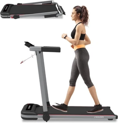 Foldable Electric Treadmill Compact Home Walking Running LCD Display - Image 1 of 4