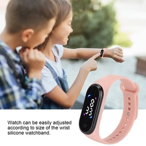 M6 Smart Fitness Bransoletka Zegarek z ekranem dotykowym LED Wodoodporny cyfrowy sport CB - Zdjęcie 1 z 22