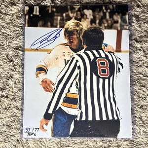 GARRY UNGER AUTOGRAPHED BLUES 8X10 PHOTO ARTIST PROOF #ED TO 77 - Picture 1 of 2