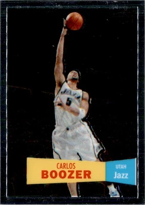 2007-08 Topps Chrome #64 Carlos Boozer 1957-58 Variations Utah Jazz - Image 1 of 2