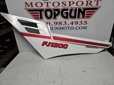 1986- 1993 YAMAHA FJ1200 FJ 1200 OEM LEFT SIDE FRAME COVER PANEL Foto 1 de 4
