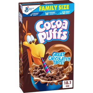 , Chocolatey Breakfast Cereal, Made with Whole Grain, Family Size, 18.1 Oz - Picture 1 of 12