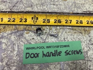 WHIRLPOOL WRT318FZDM06 Set di 2 viti per maniglia porta - Foto 1 di 12
