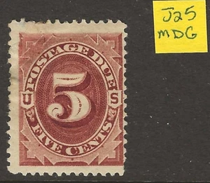 US Scott J25 MDG, F/VG Early Postage Due! - Picture 1 of 2