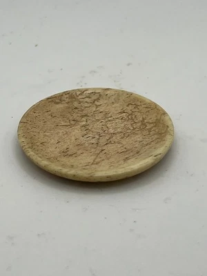 Plato de tabaco antiguo de hueso Foto 1 de 4