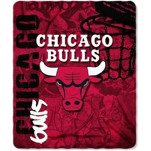 Manta Chicago Bulls 50x60 diseño polar golpes duros Foto 1 de 1