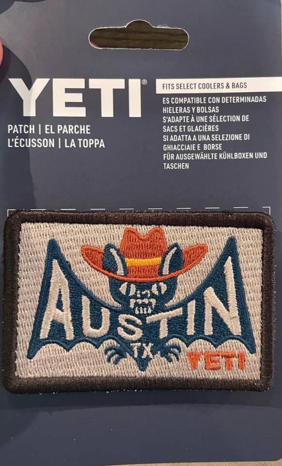 Нашивка с ковбойской битой Yeti Austin — РЕДКАЯ - Изображение 1 из 1