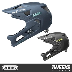 ABUS Youdrop Full Face Kids MTB Helmet - One Size (48-55cm) Adjustable Fit - Picture 1 of 6